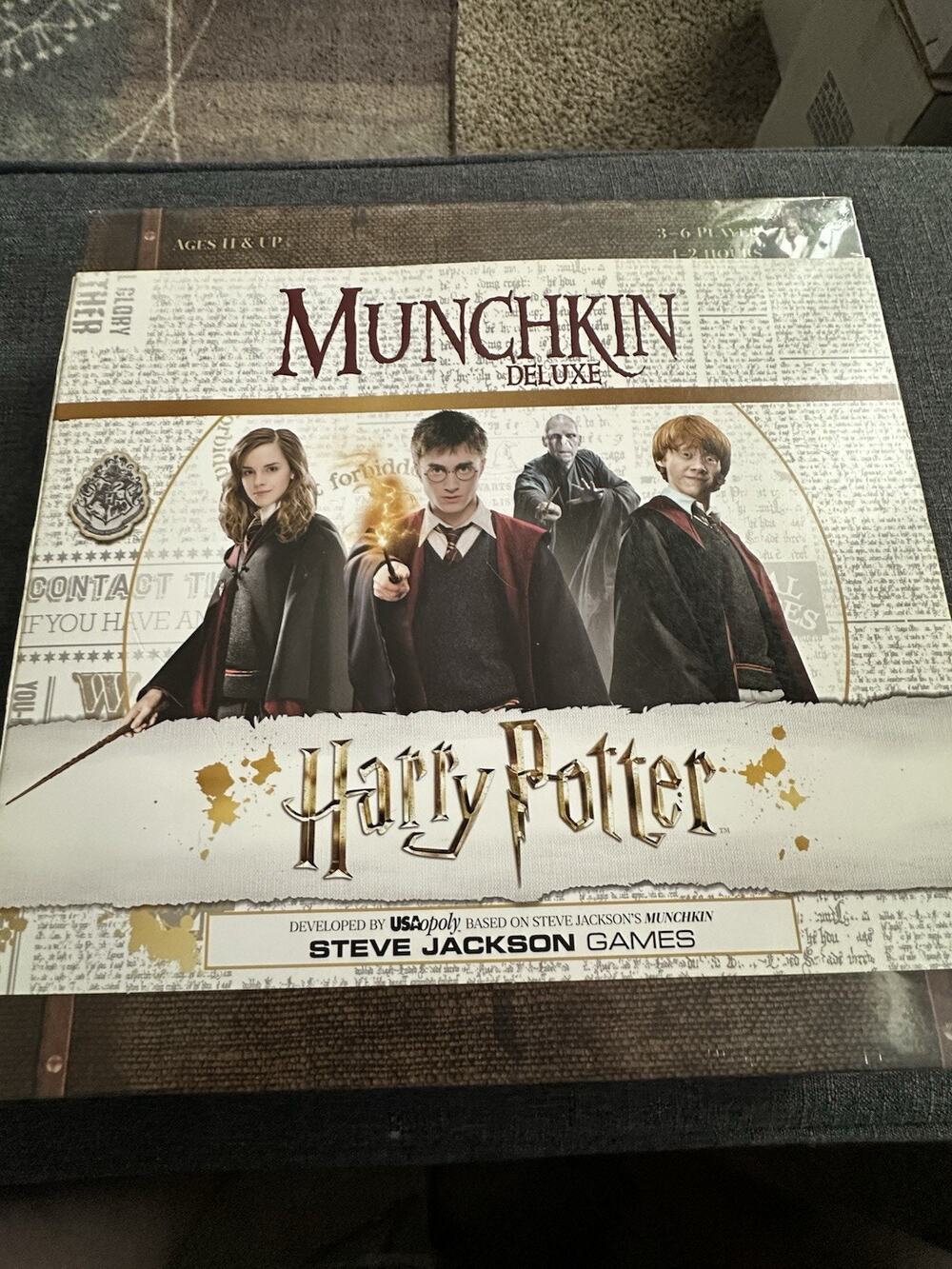 Harry Potter Munchkin Deluxe Board Game USAopoly Steve Jackson Games NEW SEALED